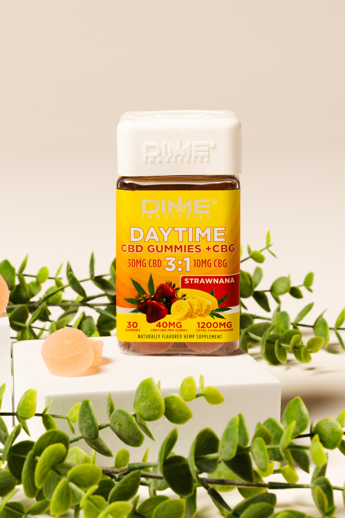 Strawnana 3:1 CBD Daytime Gummies