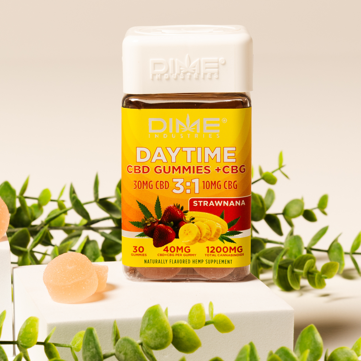 Strawnana 3:1 CBD Daytime Gummies