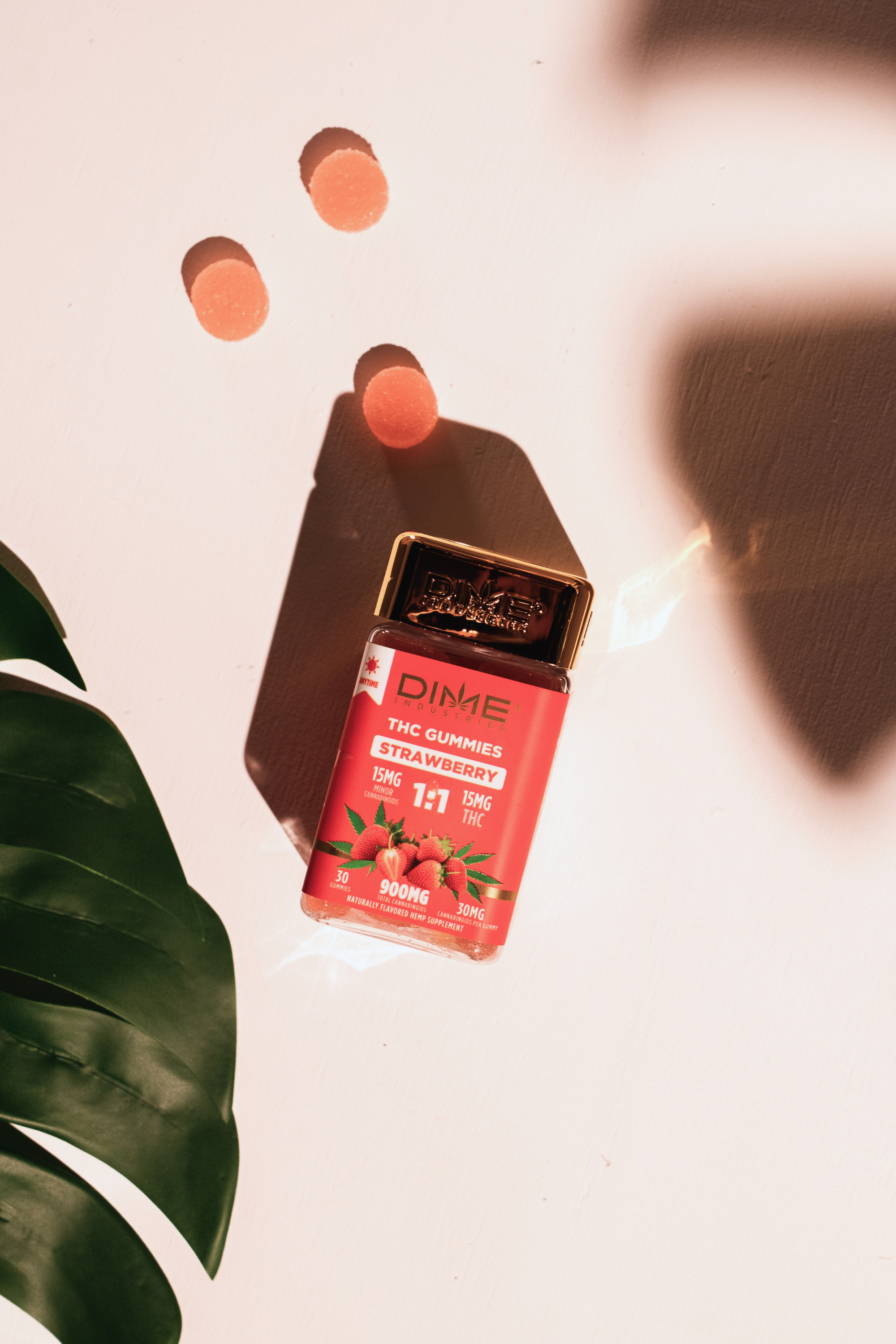 Strawberry 1:1 THC Daytime Gummies