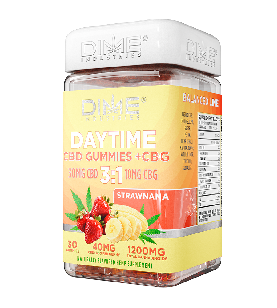 Strawnana 3:1 CBD Daytime Gummies
